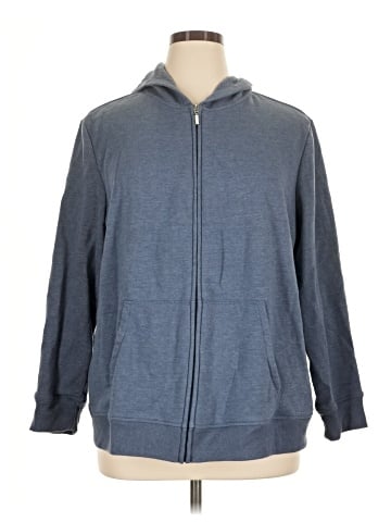 Karen Scott Sport Zip Up Hoodie (view 1)