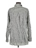 Max Studio Stripes Silver Long Sleeve Blouse Size M - photo 2