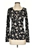 the pulse boutique Black Long Sleeve Top Size XS - photo 1