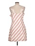 S'edge Stripes White Casual Dress Size L - photo 2