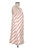 S'edge Stripes White Casual Dress Size L - photo 4
