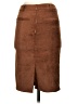 Olivia Grey Solid Brown Casual Skirt Size S - photo 2