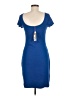 Boden Solid Blue Casual Dress Size 6 - photo 2