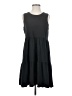 J.Crew Solid Black Casual Dress Size S - photo 1