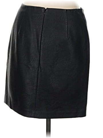 Club Monaco Faux Leather Skirt (view 2)