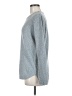 Pink Clover 100% Polyester Solid Silver Pullover Sweater Size L - photo 5