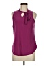 Ava James Purple Sleeveless Blouse Size M - photo 1