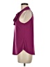 Ava James Purple Sleeveless Blouse Size M - photo 5