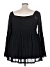 Torrid Black 3/4 Sleeve Blouse Size 4X Plus (4) - photo 2