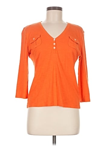 Chaps 3/4 Sleeve T-Shirt (view 1)