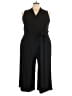 Sandra Darren Solid Black Jumpsuit Size XXL - photo 1
