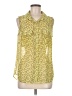 CAbi 100% Polyester Yellow Sleeveless Blouse Size M - photo 1