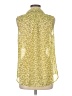 CAbi 100% Polyester Yellow Sleeveless Blouse Size M - photo 2