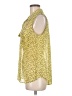CAbi 100% Polyester Yellow Sleeveless Blouse Size M - photo 5