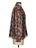 Willa Story 100% Polyester Brown Long Sleeve Blouse Size S - photo 4