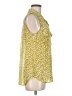 CAbi 100% Polyester Yellow Sleeveless Blouse Size M - photo 4