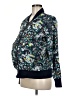 A Pea in the Pod 100% Polyester Print Blue Jacket Size Med Maternity - photo 1