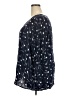 Lane Bryant 100% Rayon Blue Long Sleeve Blouse Size 20 - photo 5