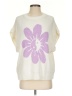 ASOS Design 100% Acrylic Floral Ivory Sweater Vest Size 4 - photo 1
