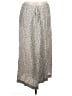 Vince. Animal Print Silver Silk Skirt Size 12 - photo 1