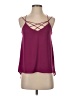 Express Burgundy Sleeveless Blouse Size XS - photo 1