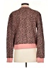 Free the Roses 100% Cotton Animal Print Pink Pullover Sweater Size S - photo 2
