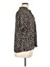 CeCe Animal Print Black Short Sleeve Blouse Size 1X - photo 4