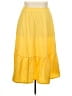 Unbranded Color Block Yellow Casual Skirt Size 5XL - photo 1