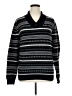 Neiman Marcus Stripes Black Pullover Sweater Size XL - photo 1