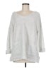 Marissa Olivia Silver Pullover Sweater Size M - photo 1