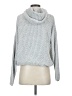 Aqua 100% Polyester Silver Pullover Sweater Size XS - photo 2