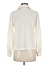 Adrienne Vittadini Tweed Ivory Long Sleeve Blouse Size M - photo 2