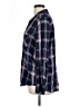 Soft Joie 100% Rayon Plaid Blue Long Sleeve Blouse Size L - photo 5