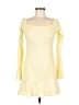 Easy Clothes Yellow Casual Dress Size M - photo 1