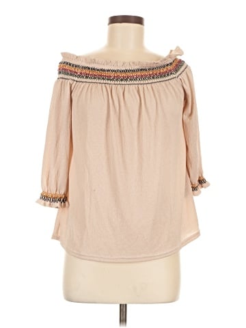 E&M Collection 3/4 Sleeve Blouse (view 1)