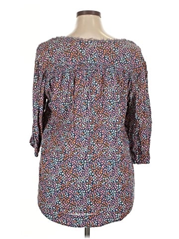 Caslon 3/4 Sleeve Blouse (view 2)