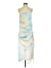 Zara Tie-dye Blue Cocktail Dress Size S - photo 1