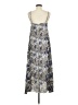 Assorted Brands 100% Rayon Paisley Silver Casual Dress Size M - photo 2