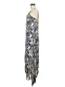 Assorted Brands 100% Rayon Paisley Silver Casual Dress Size M - photo 5