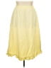 Unbranded Solid Yellow Casual Skirt Size 6X - photo 1