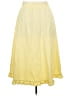 Unbranded Solid Yellow Casual Skirt Size 6X - photo 2