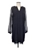 CAbi 100% Polyester Blue Casual Dress Size S - photo 1