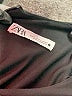 Zara 100% Polyester Solid Black Cocktail Dress Size M - photo 7