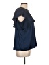 Worthington 100% Polyester Blue Short Sleeve Blouse Size L - photo 4