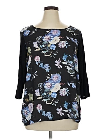 i Jeans by Buffalo 3/4 Sleeve Blouse (view 1)