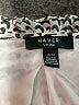 Haver 100% Polyester Houndstooth Gray Long Sleeve Blouse Size XL - photo 7