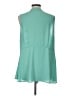 Torrid 100% Polyester Teal Sleeveless Blouse Size Lg Plus (0) - photo 2