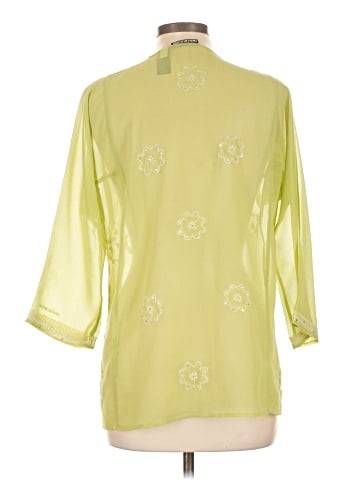 DKNY Jeans 3/4 Sleeve Blouse (view 2)
