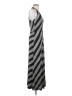 Chetta B Stripes Gray Casual Dress Size 4 - photo 4