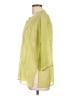 DKNY Jeans 100% Polyester Yellow 3/4 Sleeve Blouse Size L - photo 5